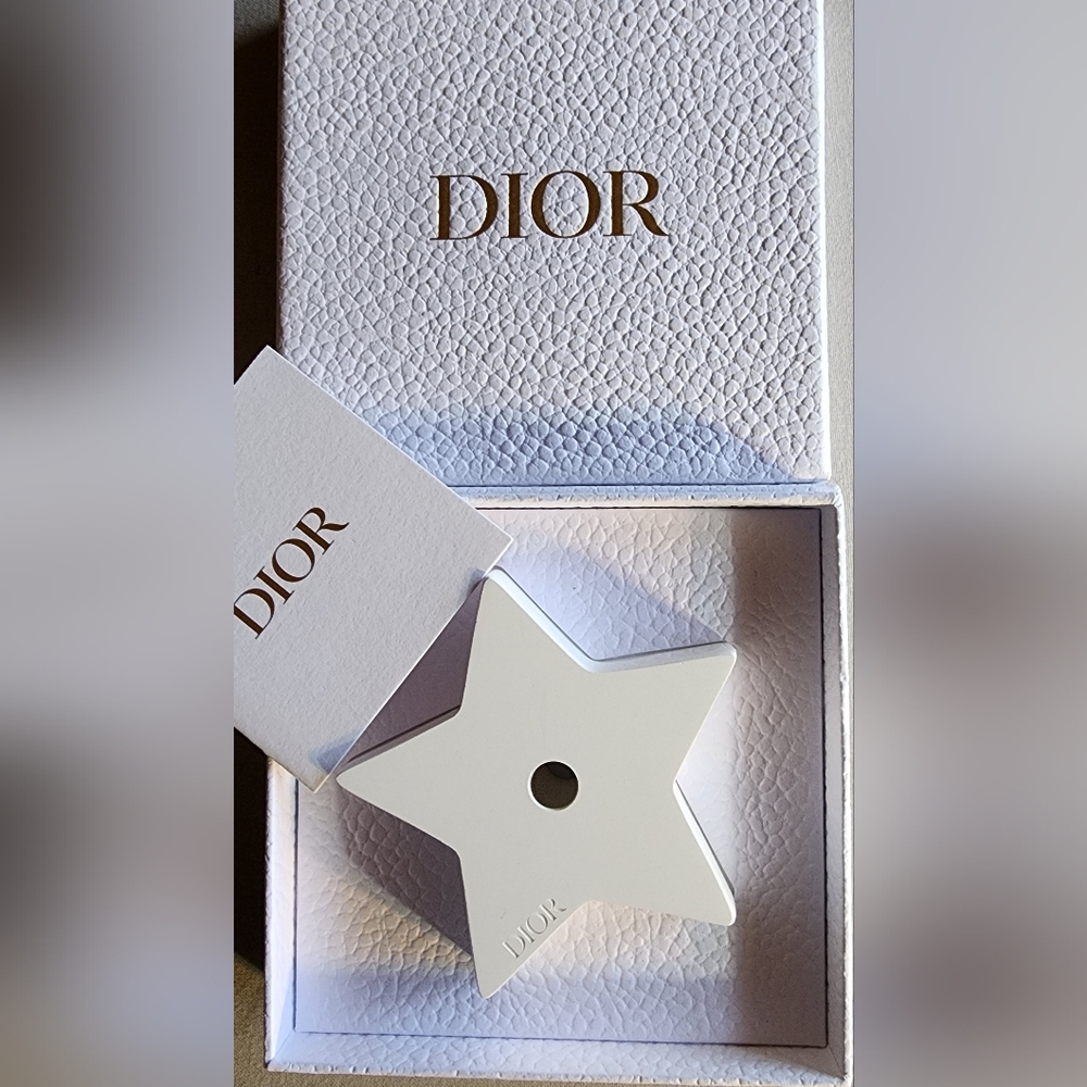 Authentic Christian Dior Perfumable PaperWeight White Star New With Box